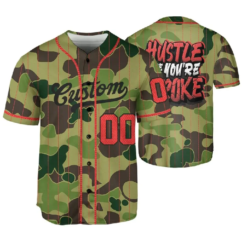 AM 90 Duck Camo NastyJamz Jersey Match Hustle Like Broke One Size Text