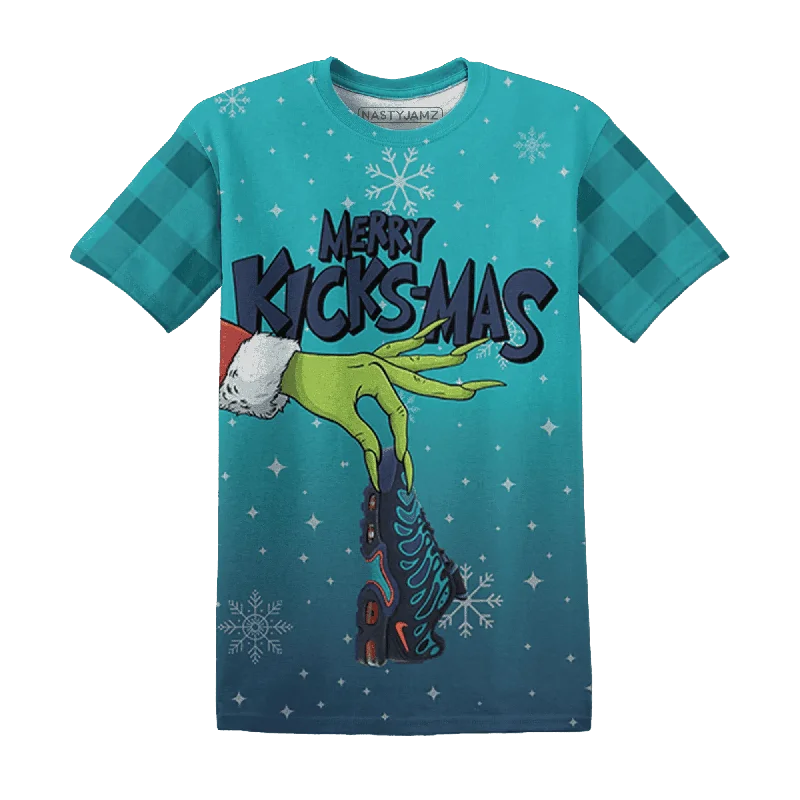 AM Plus Drift Midnight Navy Total Orange Dusty Cactus NastyJamz T-Shirt Match Merry Kicksmas All-Over Print