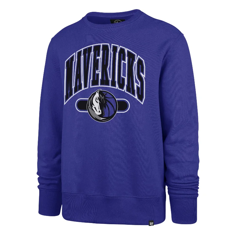 DALLAS MAVERICKS 47 BRAND ROYAL BLUE CREWNECK SWEATSHIRT