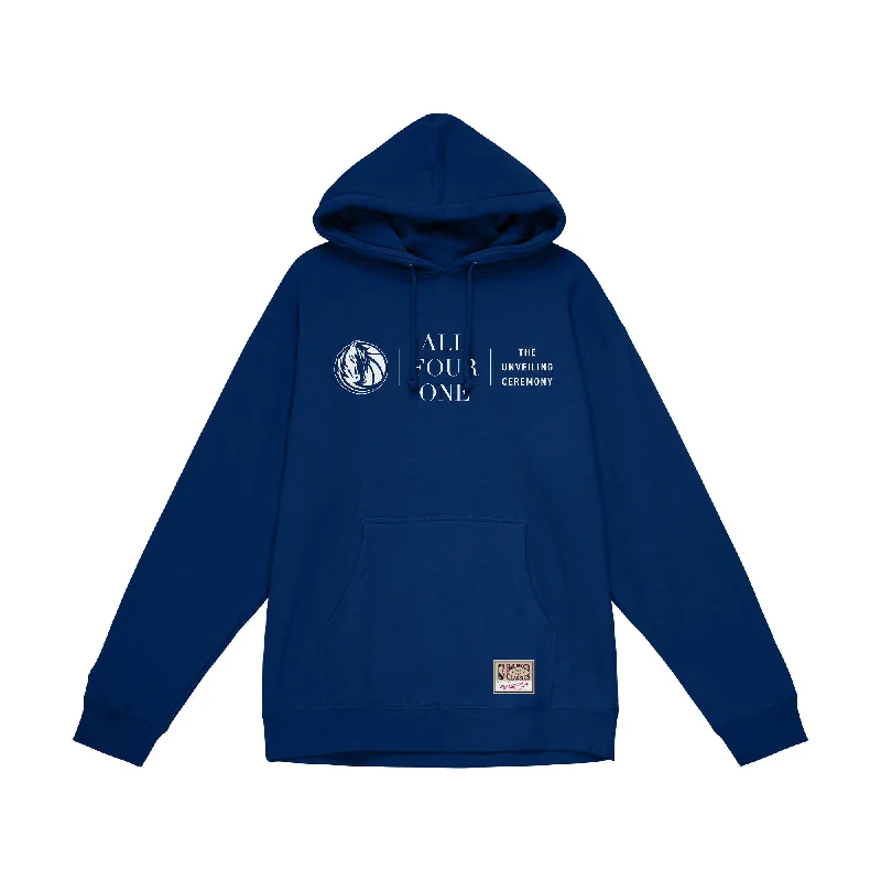 DALLAS MAVERICKS MITCHELL & NESS ALL FOUR ONE COLOR BACK HOODIE