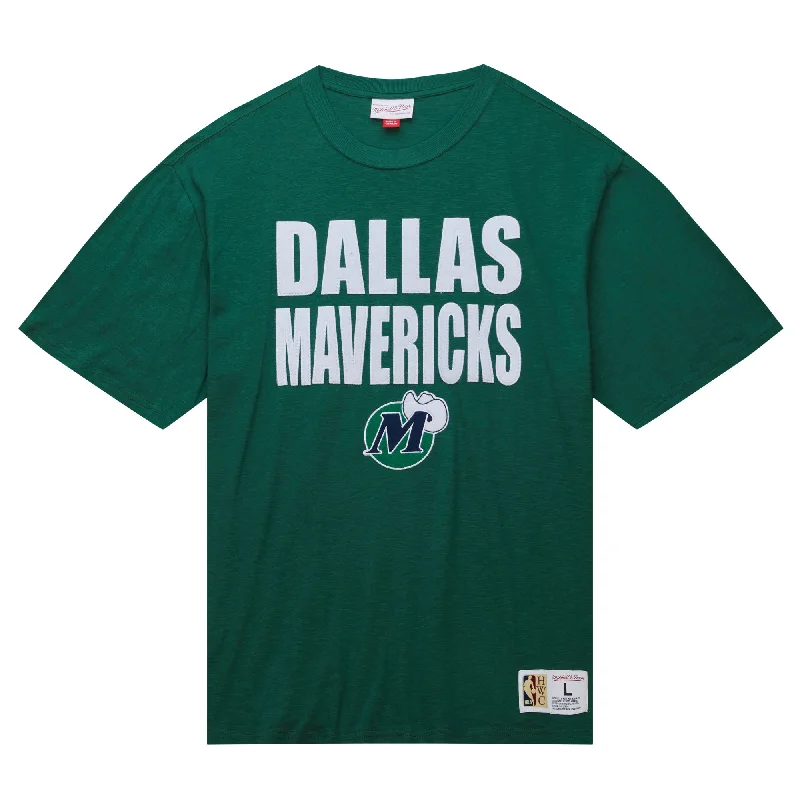 DALLAS MAVERICKS MITCHELL & NESS GREEN M-HAT SHORTSLEEVE TEE