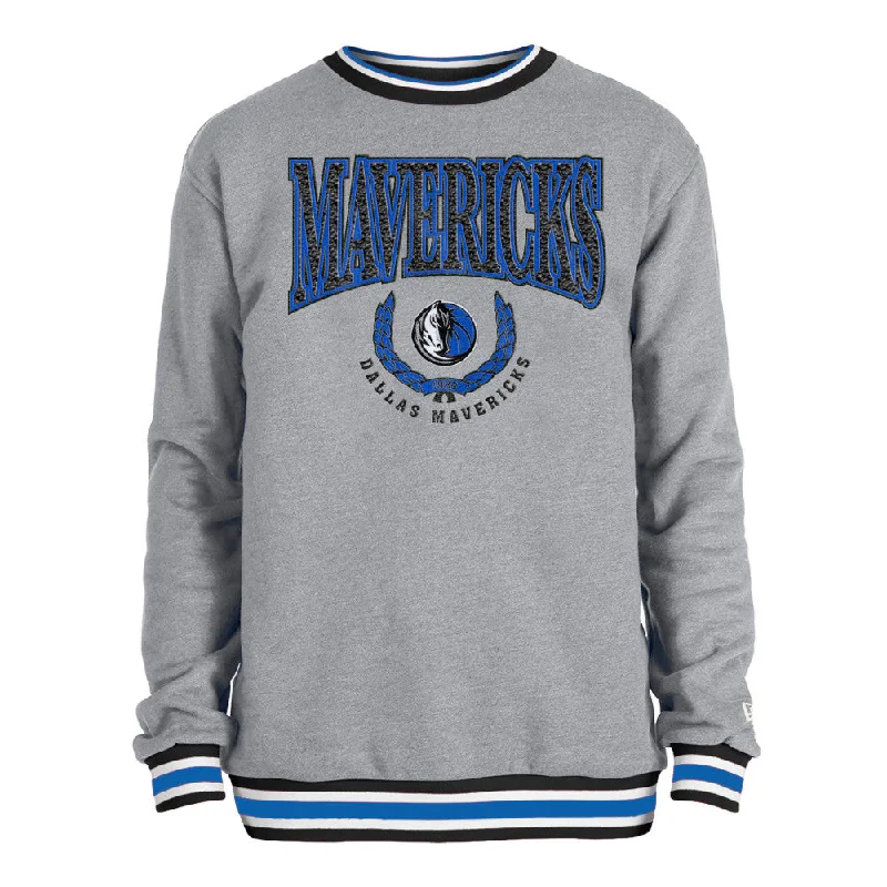 DALLAS MAVERICKS NEW ERA WORDMARK FLEECE PULLOVER