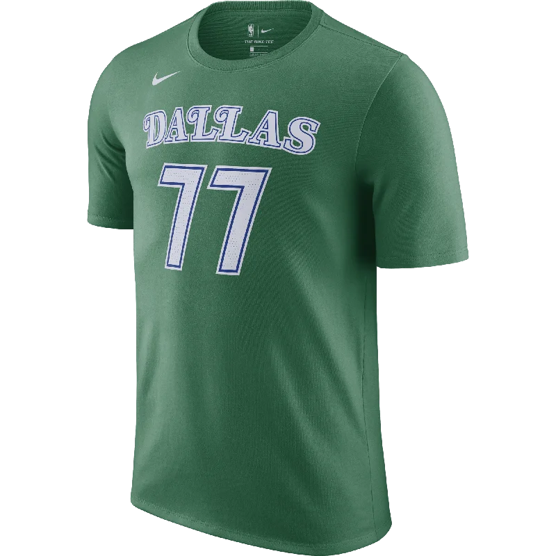 DALLAS MAVERICKS NIKE LUKA DONČIĆ HARDWOOD CLASSIC NAME & NUMBER TEE