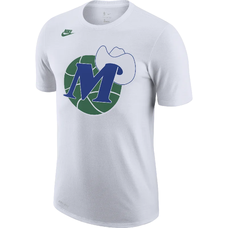 DALLAS MAVERICKS NIKE HARDWOOD CLASSIC M-HAT WHITE TEE