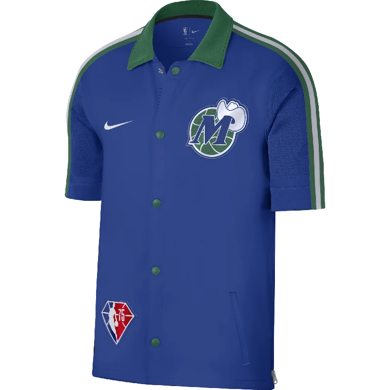 DALLAS MAVERICKS NIKE SHOWTIME CITY EDITION MIXTAPE SHORT SLEEVE JACKET