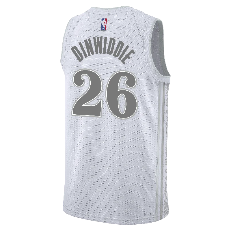 DALLAS MAVERICKS NIKE CITY EDITION 2024-25 SPENCER DINWIDDIE SWINGMAN JERSEY