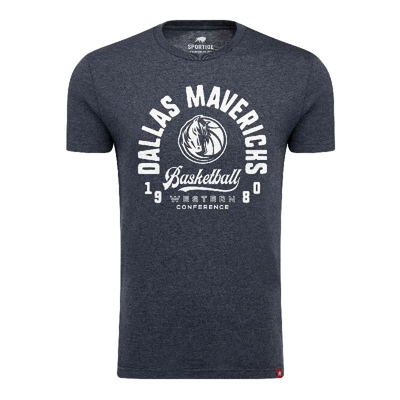 DALLAS MAVERICKS SPORTIQE SAPPHIRE HORSE HEAD DOME COMFY TEE