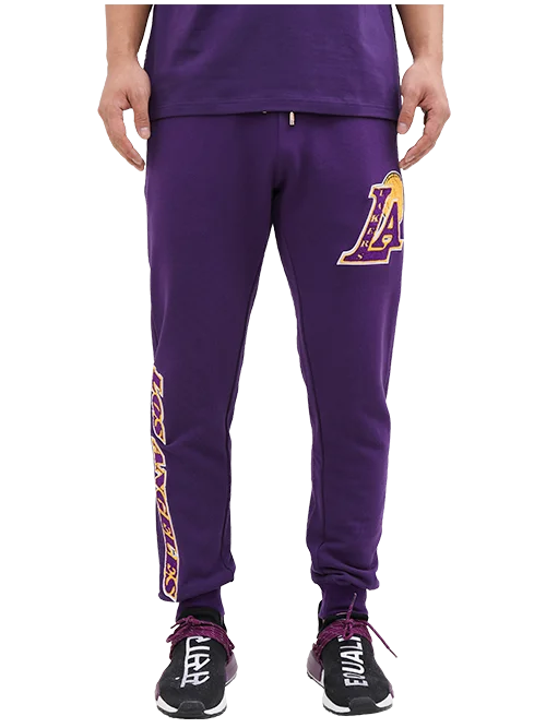 Los Angeles Lakers Blended Logo French Terry Jogger