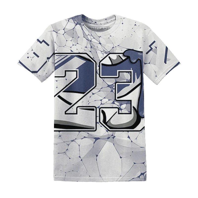 NastyJamz Low Diffused Blue 11s T-Shirt Match 23 Sneaker All-Over Print