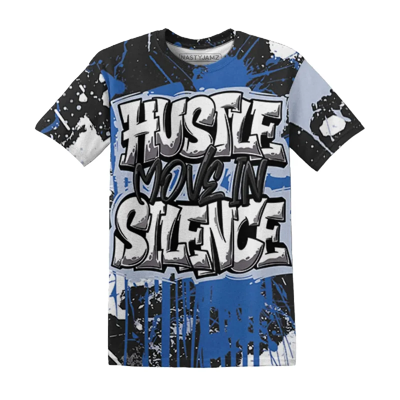 NastyJamz Low Space Jamz 11s T-Shirt Match Hustle Move In Silence All-Over Print