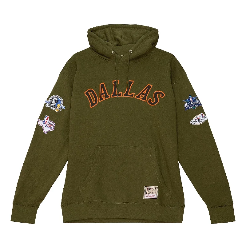 DALLAS MAVERICKS MITCHELL & NESS SCRIPT FLIGHT HOODIE