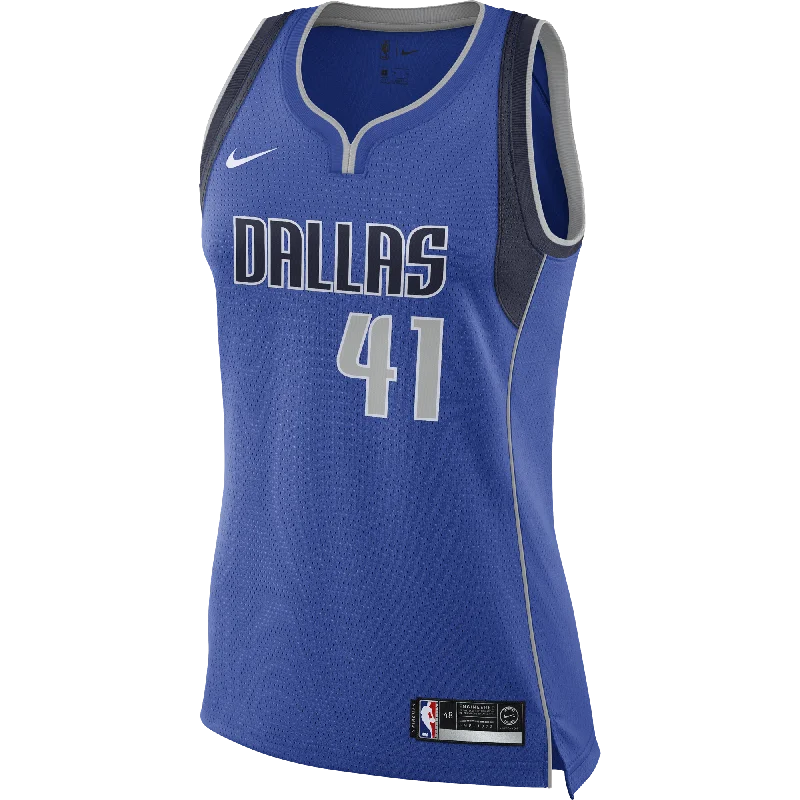 DALLAS MAVERICKS WOMEN'S DIRK NOWITZKI ICON SWINGMAN JERSEY