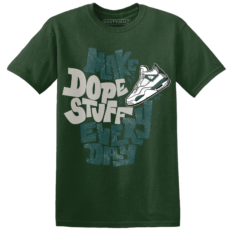 NastyJamz Oxidized Green 4s T-Shirt Match Dope Sneaker