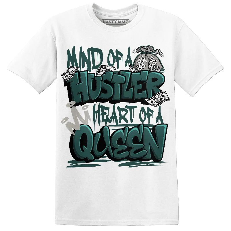 NastyJamz Oxidized Green 4s T-Shirt Match Hustler Heart Queen