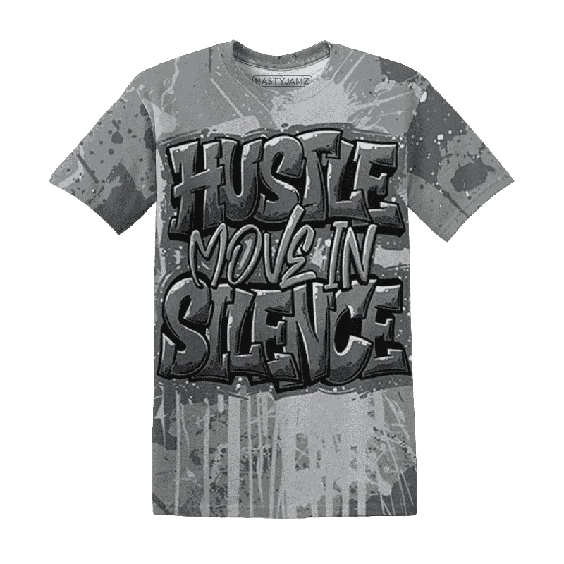 NastyJamz Paris Cement Olympics 4s T-Shirt Match Hustle Move In Silence All-Over Print