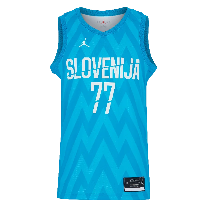 DALLAS MAVERICKS JORDAN BRAND LUKA DONČIĆ SLOVENIA JERSEY ROAD SWINGMAN JERSEY