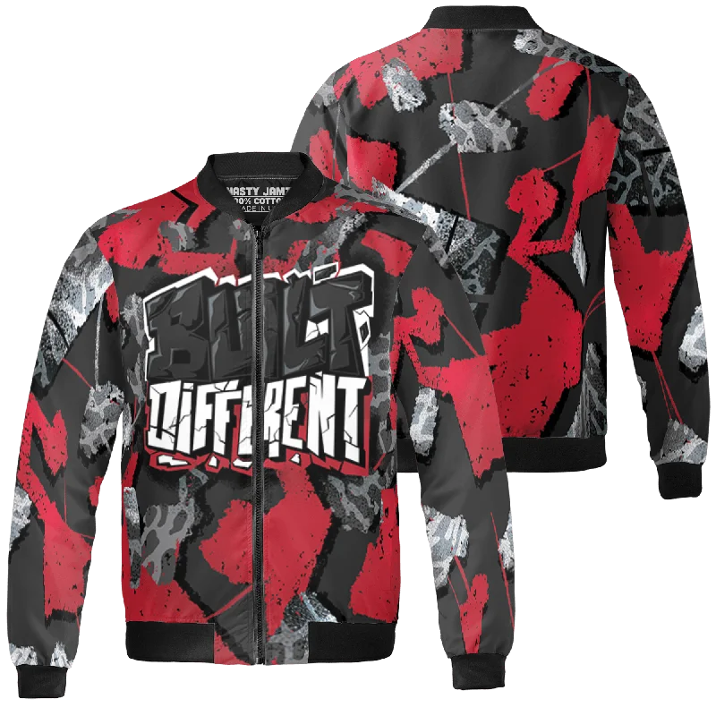 NastyJamz Spizike Low Bred Jacket Match Built Different Broken All-Over Print