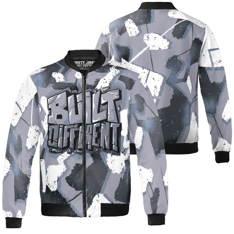 NastyJamz Stealth 14s Jacket Match Built Different Broken All-Over Print