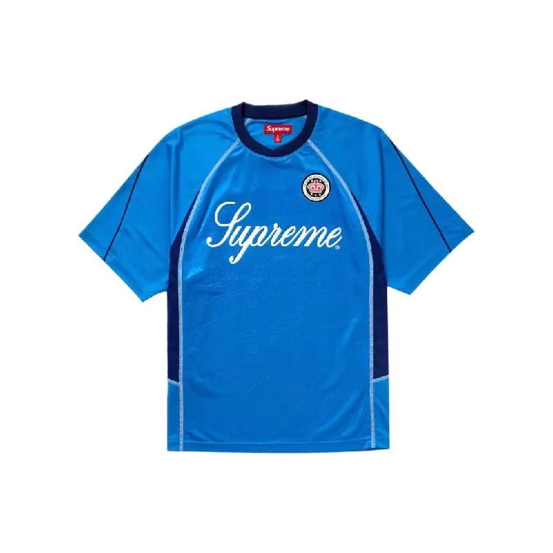 Supreme Jacquard Soccer Jersey Blue