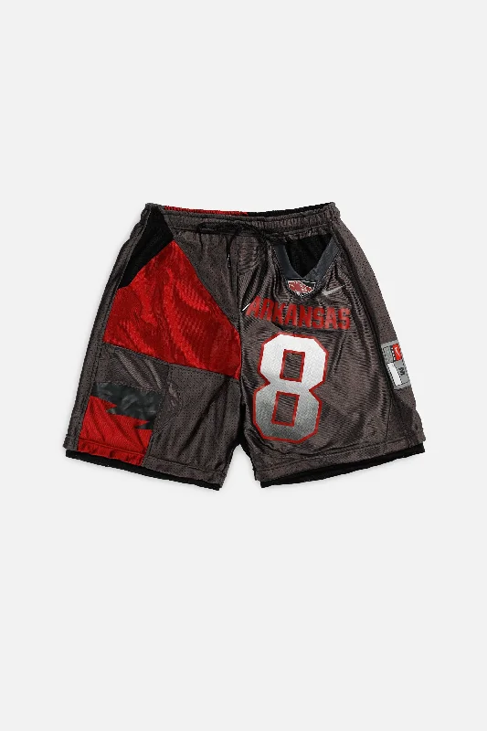 Unisex Rework Arkansas Razorbacks NCAA Jersey Shorts - M