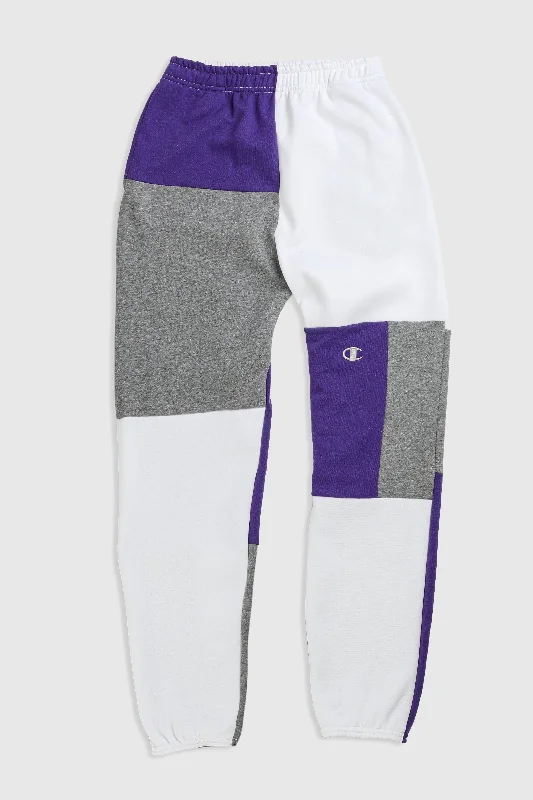 Unisex Rework Champion Patchwork Sweatpants - XS