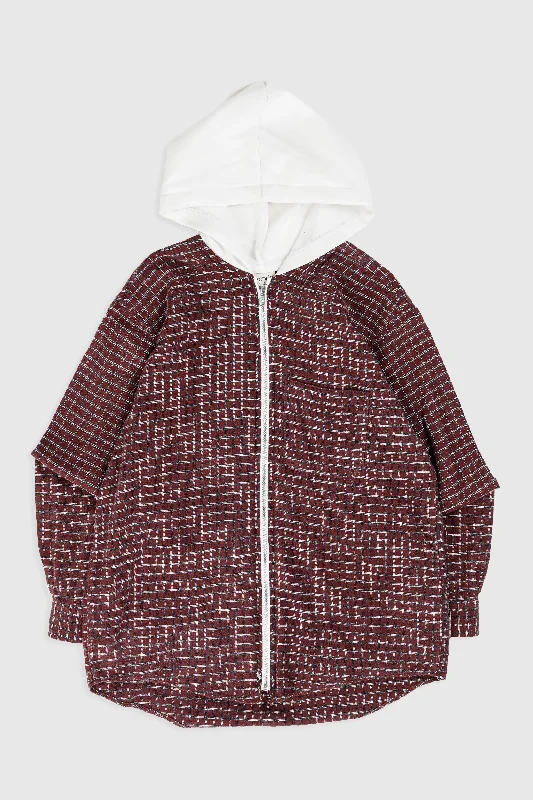 Unisex Rework Hooded Flannel - S