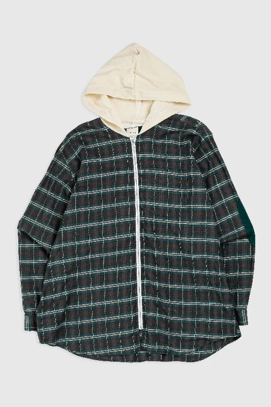 Unisex Rework Hooded Flannel - XXL