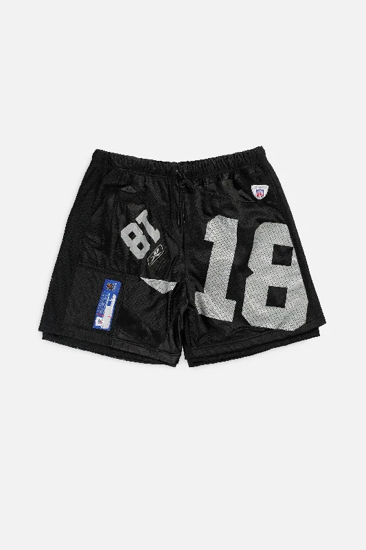 Unisex Rework Las Vegas Raiders NFL Jersey Shorts - XXL