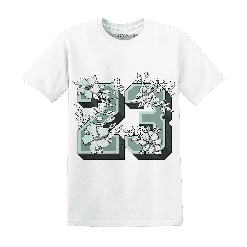 AF 1 Low Jade Ice White NastyJamz T-Shirt Match 23 Floral