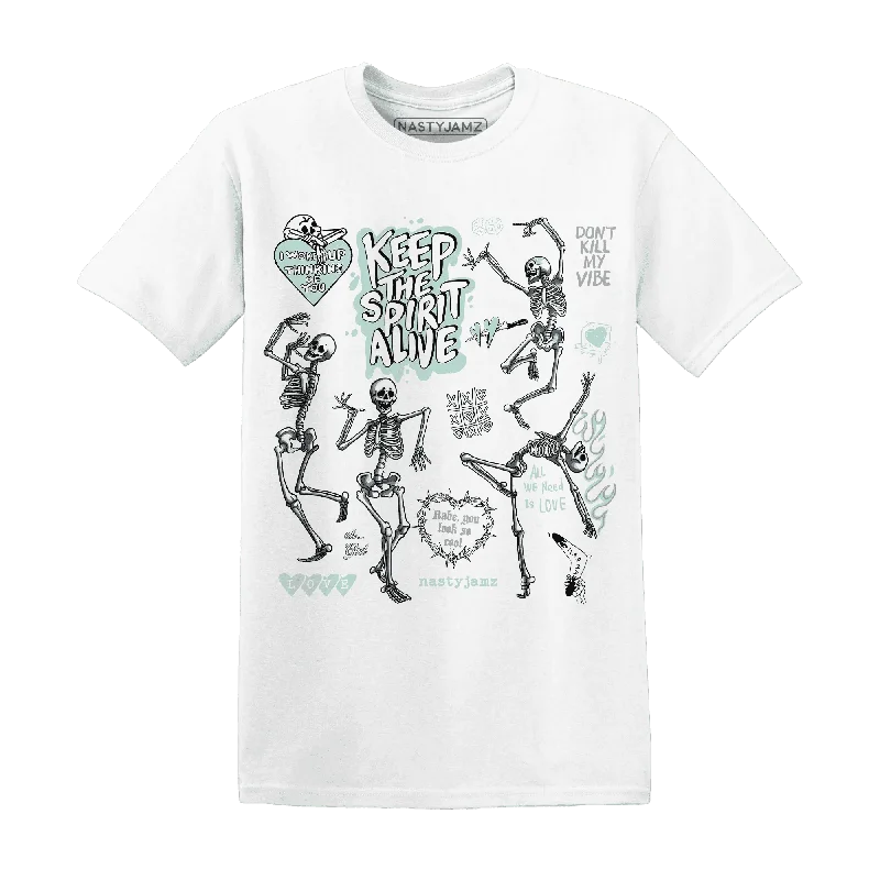 AF 1 Low Jade Ice White NastyJamz T-Shirt Match Keep The Spirit Alive