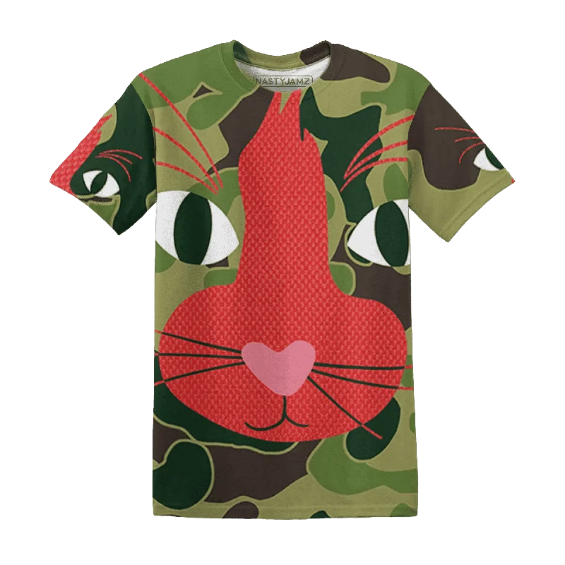 AM 90 Dark Sage Solar Red NastyJamz T-Shirt Match Meow All-Over Print