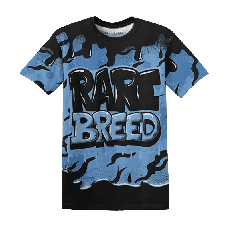 NastyJamz AM Plus Black Univercitii Blue T-Shirt Match Rare Breed Drippin All-Over Print