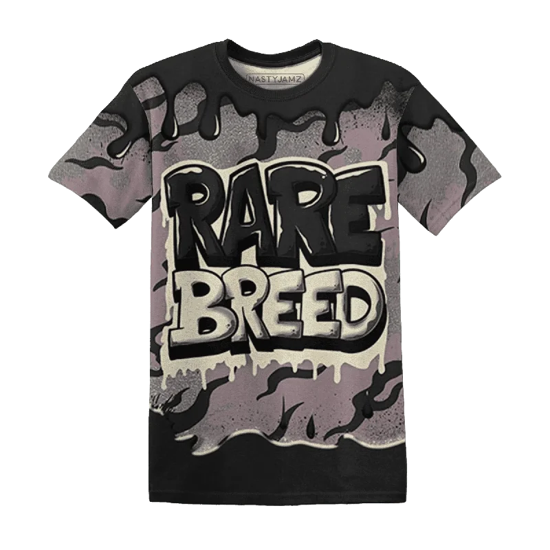 NastyJamz Black Violet Ore 3s T-Shirt Match Rare Breed Drippin All-Over Print