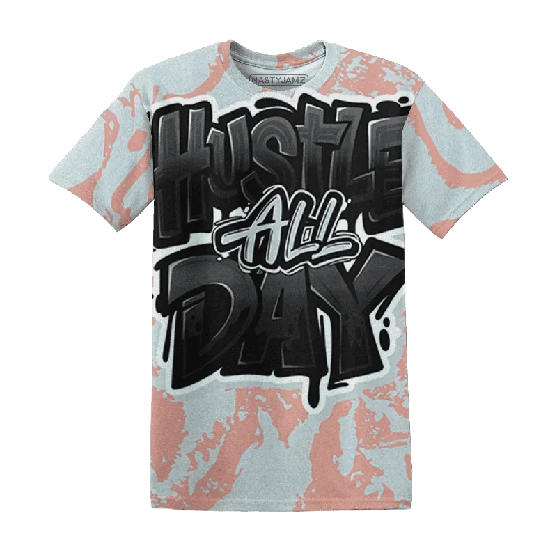 Dunk Low Glacier Blue Arctic Orange NastyJamz T-Shirt Match Hustle All Day All-Over Print