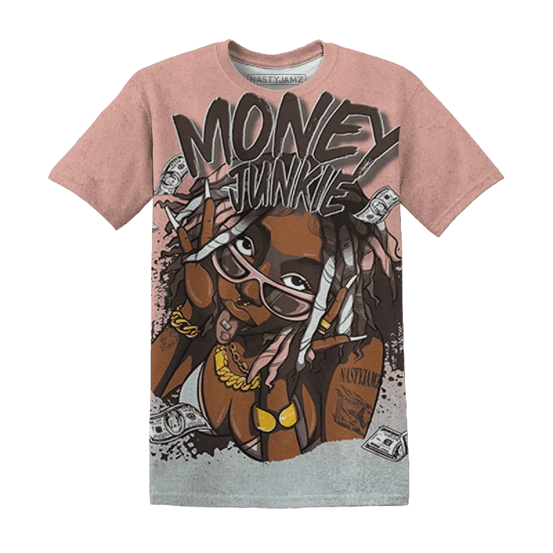 Dunk Low Glacier Blue Arctic Orange NastyJamz T-Shirt Match Money Junkie All-Over Print