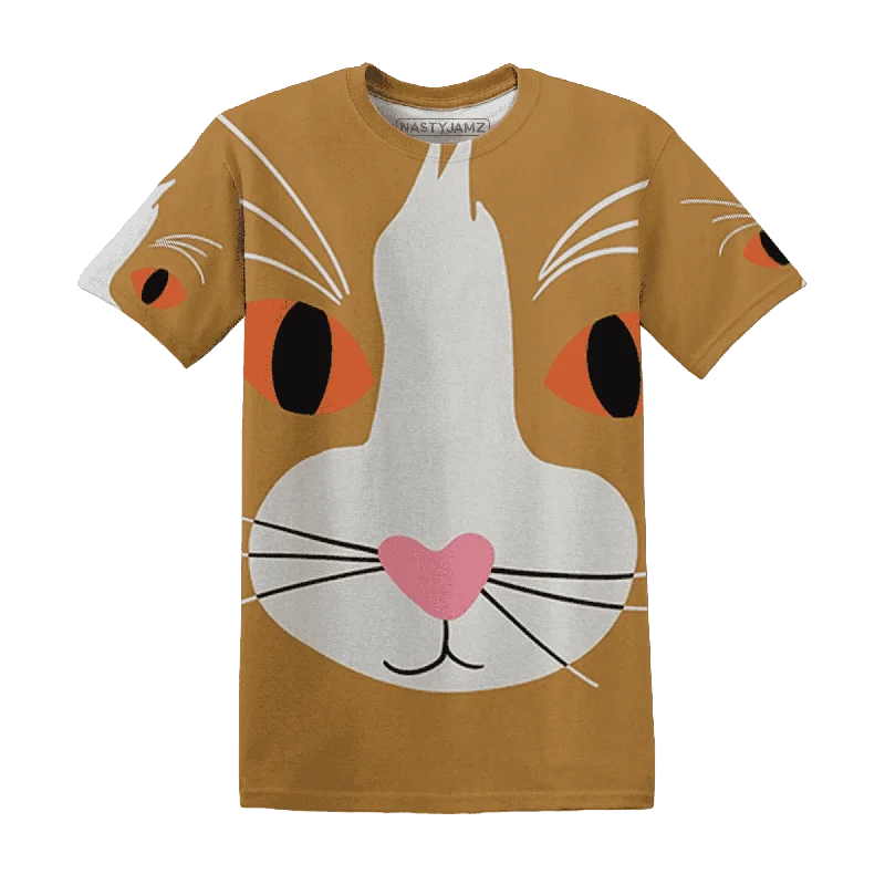 Dunk Low Retro Wheat Orange NastyJamz T-Shirt Match Meow All-Over Print