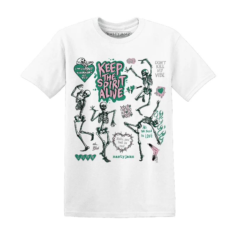 Dunk Pink Malachite Medium Soft Low Sail NastyJamz T-Shirt Match Keep The Spirit Alive