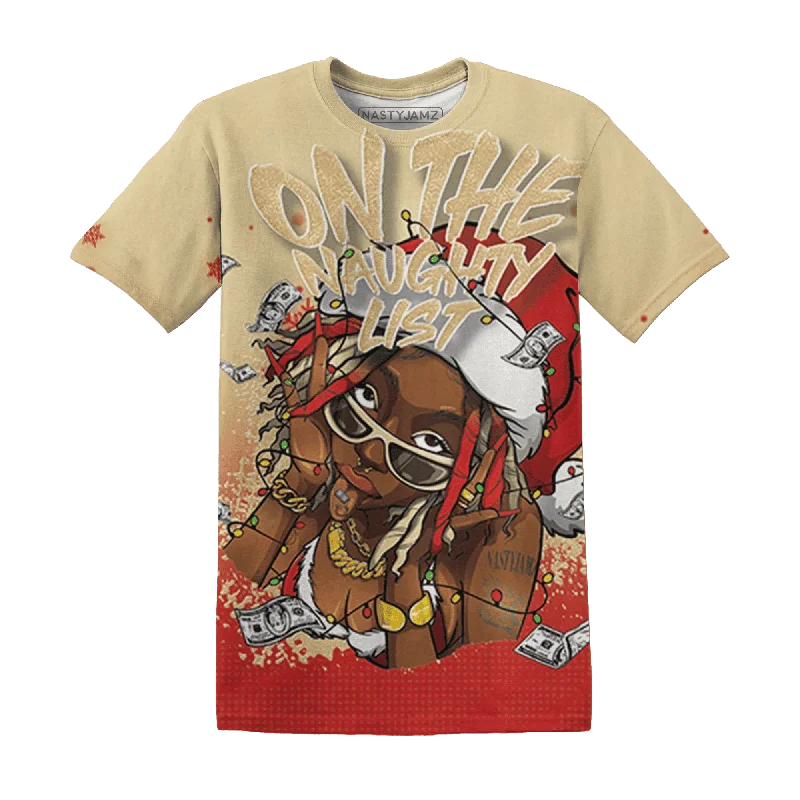 Dunk Strawberry Waffle NastyJamz T-Shirt Match Xmas Naughty List All-Over Print