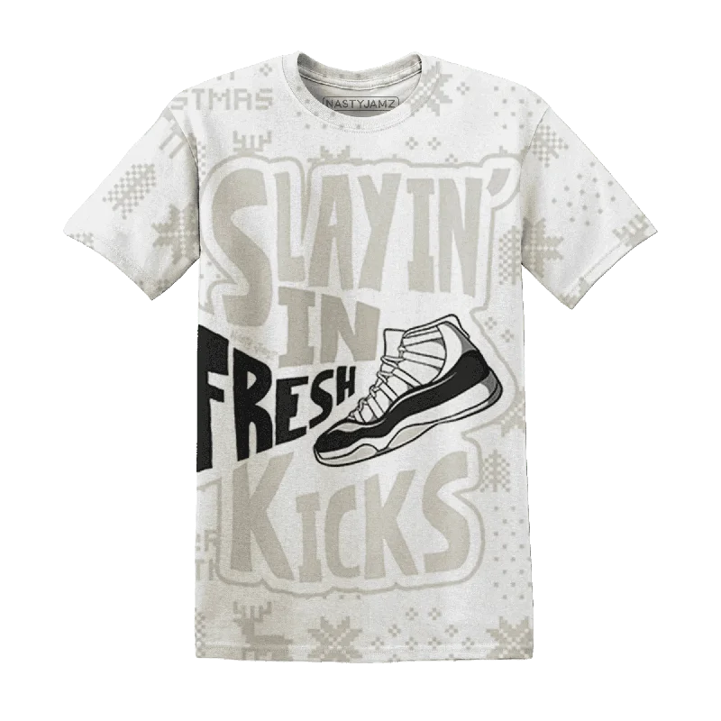 Gratitude 11s NastyJamz T-Shirt Match Slayin Kicks All-Over Print