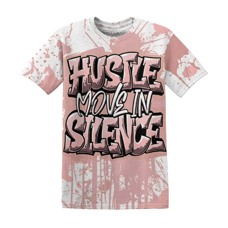 NastyJamz Low Legend Pink 11s T-Shirt Match Hustle Move In Silence All-Over Print