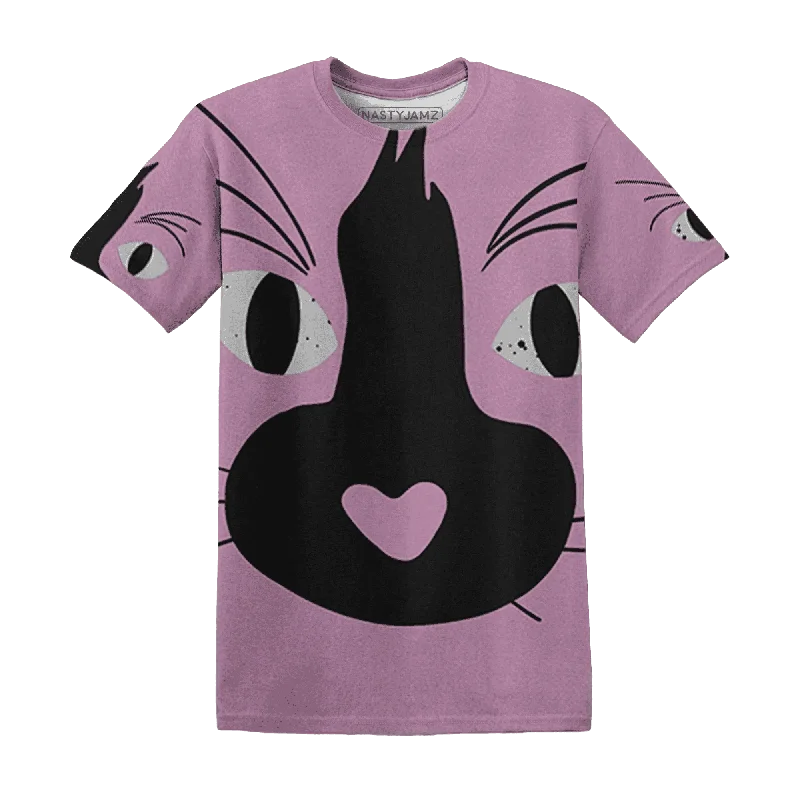 Orchid Neutral Grey Black White 4s NastyJamz T-Shirt Match Meow All-Over Print