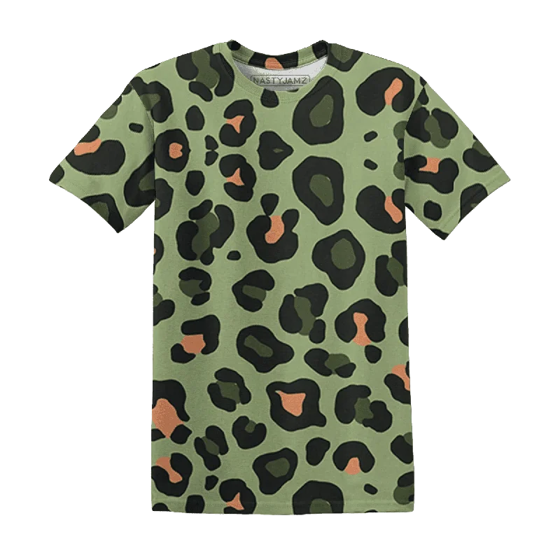 NastyJamz VaporMax Plus Alligator T-Shirt Match Leopard Pattern All-Over Print