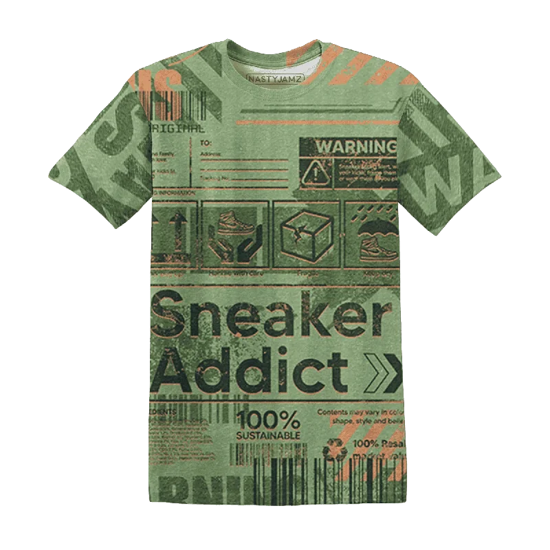 NastyJamz VaporMax Plus Alligator T-Shirt Match Sneaker Addict Warning All-Over Print